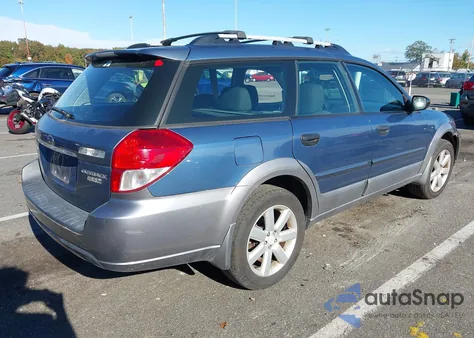 2008 Subaru Outback 2.5I/2.5I L.l. Bean Edition z USA, uszkodzony, nr VIN 4S4BP61CX87358575